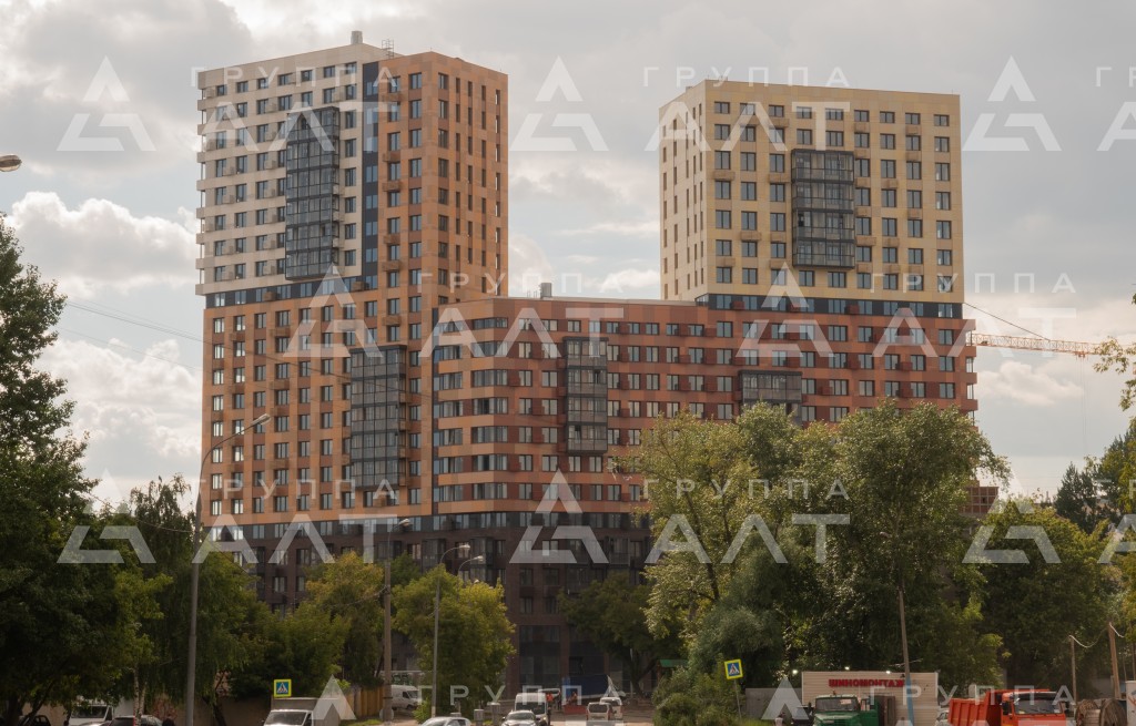 Вентилируемый фасад здания Moscow, Grani Residential Complex